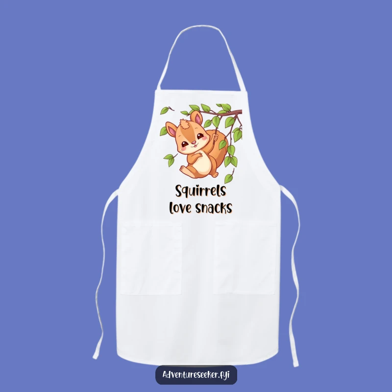 Funny Swinging Squirrel Apron: Playful Kitchen Fun, Perfect Funny Gift for Kitchen Adventurers!