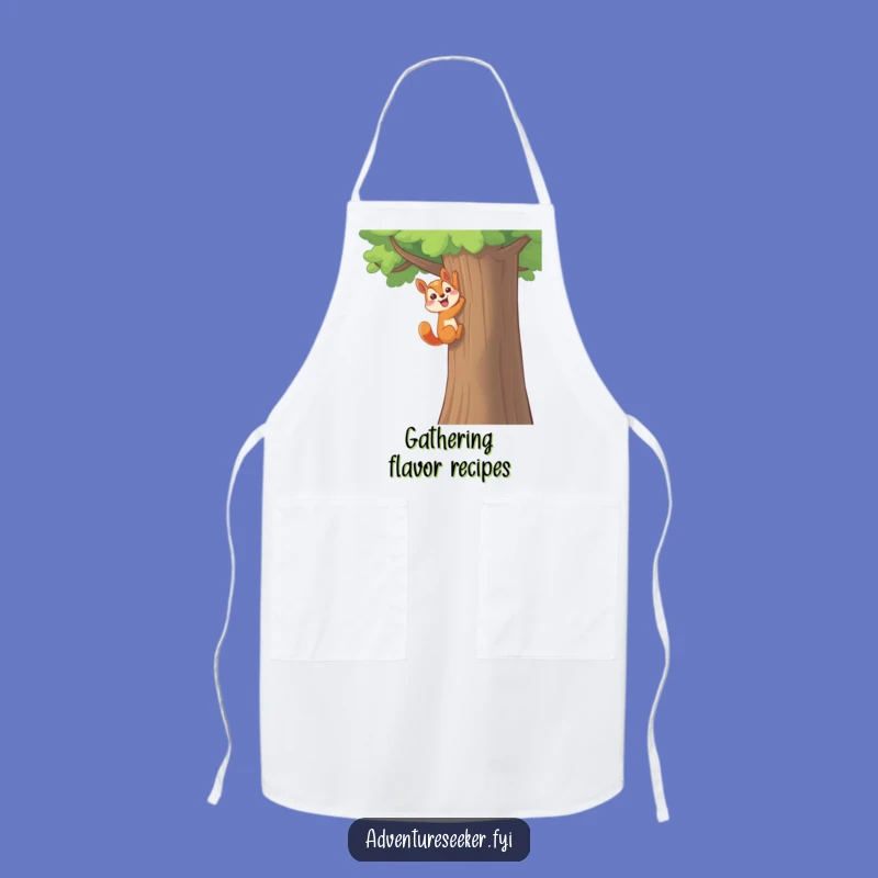Funny Squirrel Chef Apron: Triumphant Climber Kitchenware, Practical Funny Gift