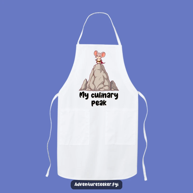 Funny Brave Mouse Rock Apron: Conquer Your Kitchen!