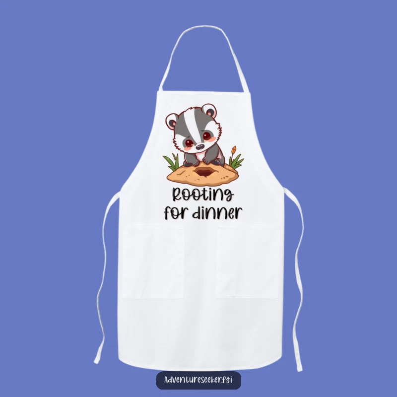 Funny Badger Crafty Apron: Determined Cooking & Hilarious Fun, a Foodie Gift