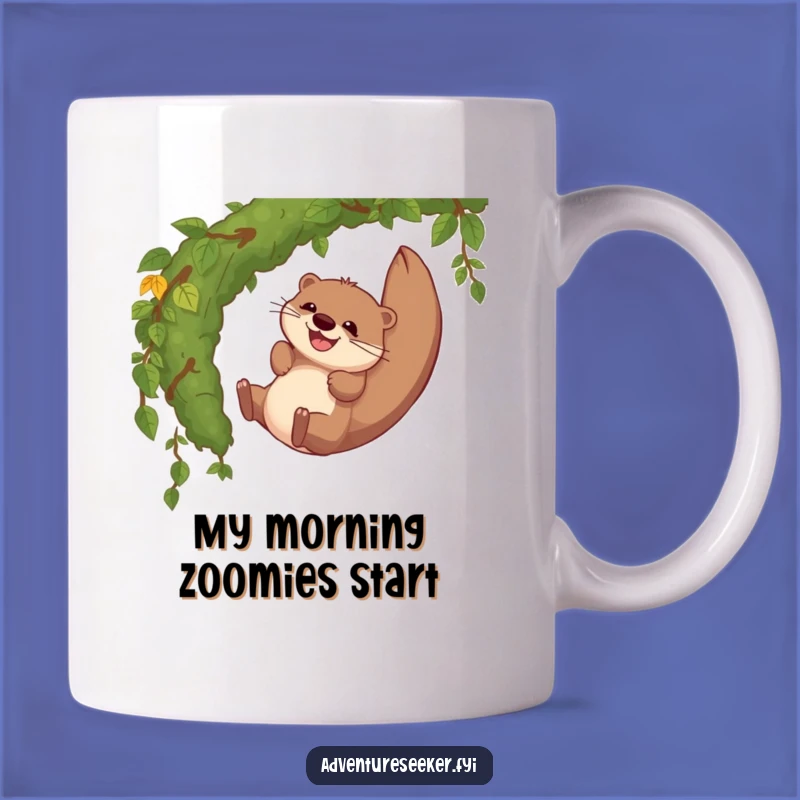 Funny Giggling Otter Vine Slide Mug: The Perfect Hilarious Gift!
