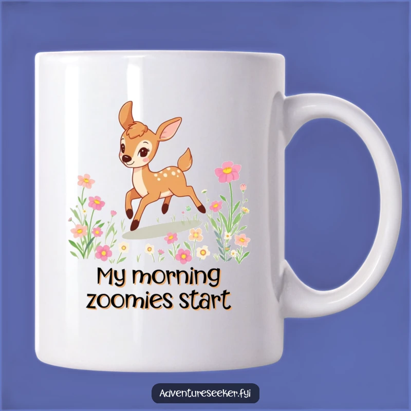 Funny Deer Joyful Frolic Mug: A Hilarious & Perfect Gift for Nature Lovers