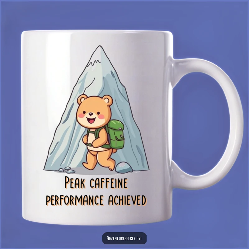 Funny Bear Mountain Climb Mug: Perfect Funny Gift for Adventurers