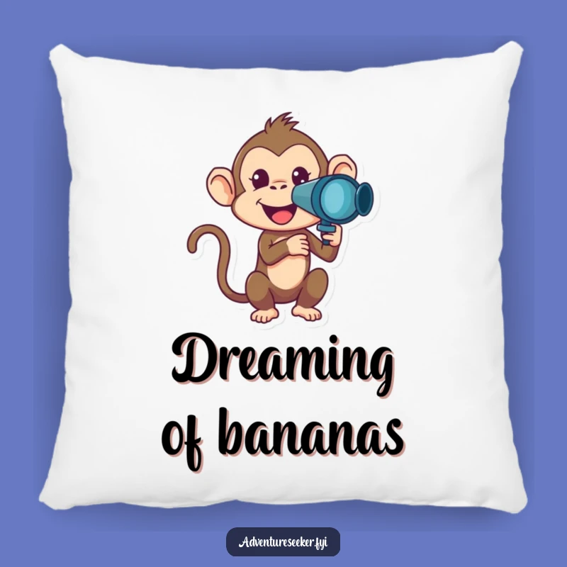 Funny Monkey Pillow: Snuggle Up with Humorous Curiosity