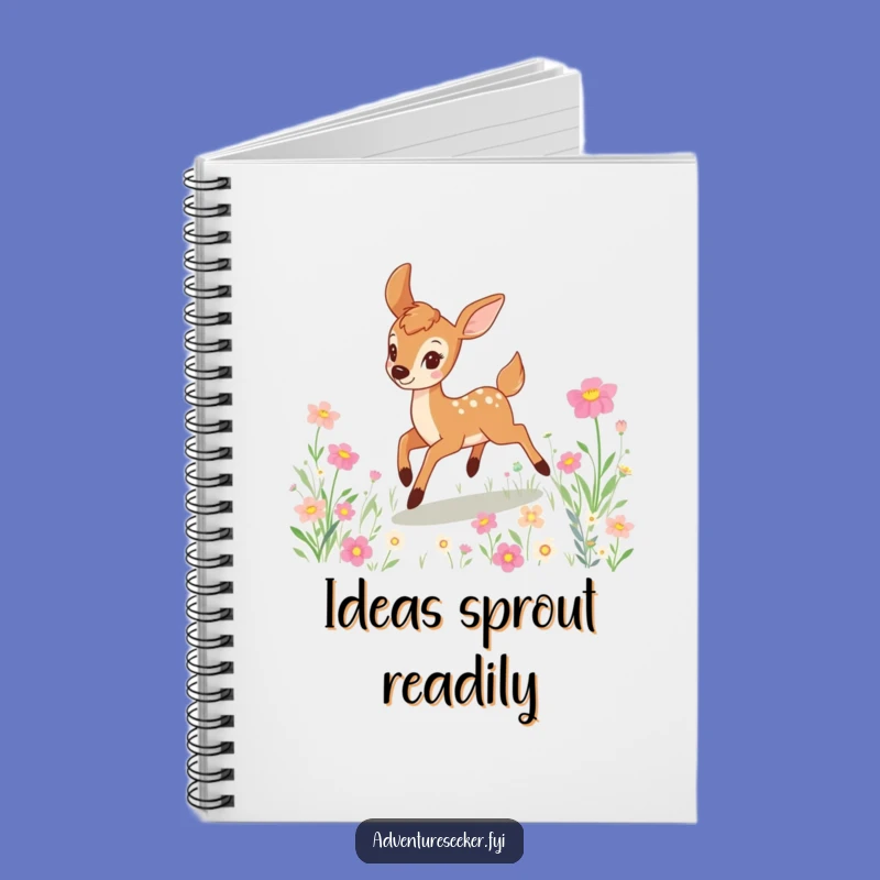 Funny Deer Joyful Thoughts Notebook: Hilarious & Inspiring Journal, a Perfect Gift