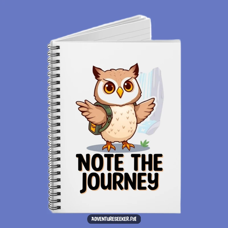 Funny Owl Explorer Notebook: Brave Journey Journal, Perfect Funny Gift for Planners