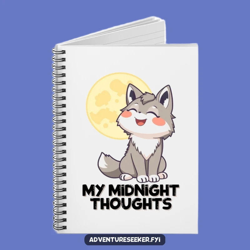 Funny Wolf Moon Journal: Hilarious & Wild Thoughts, a Perfect Gift
