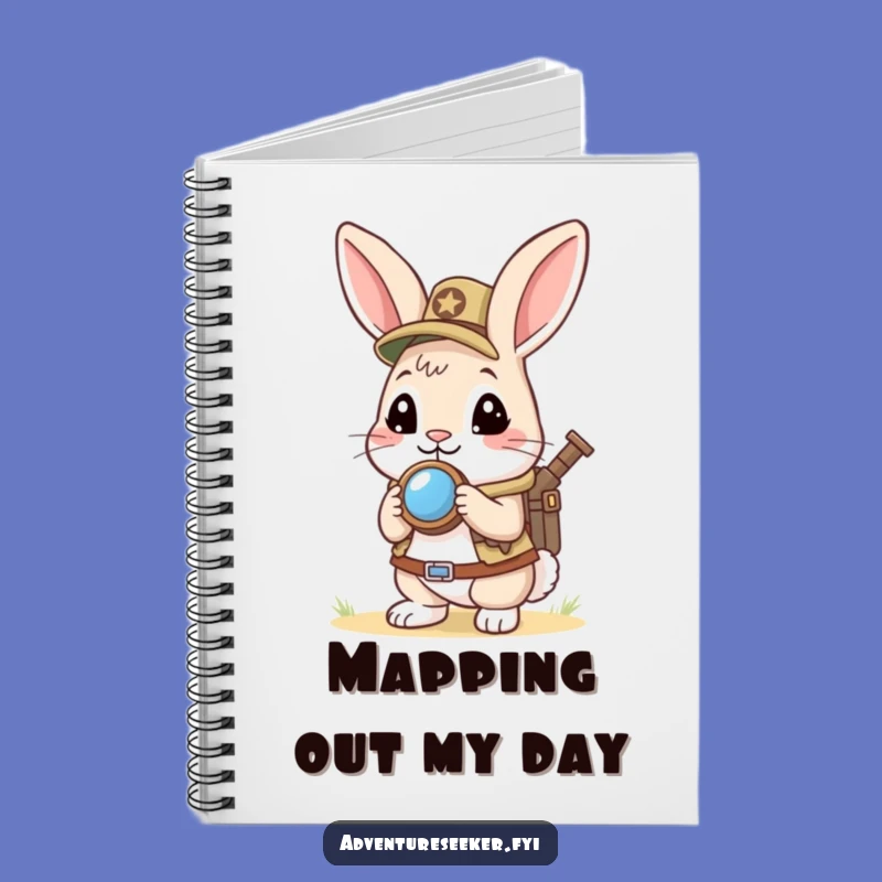 Funny Rabbit Scout Notebook: Curious Explorer Journal Gift
