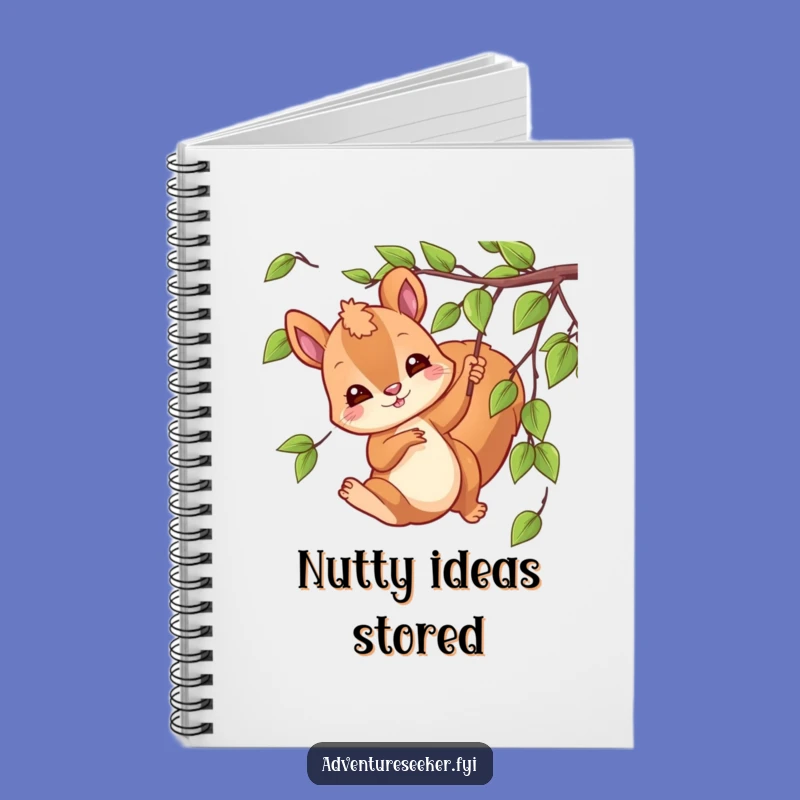 Funny Swinging Squirrel Notebook: Playful Journal Pages, Perfect Funny Gift for Creative Minds!