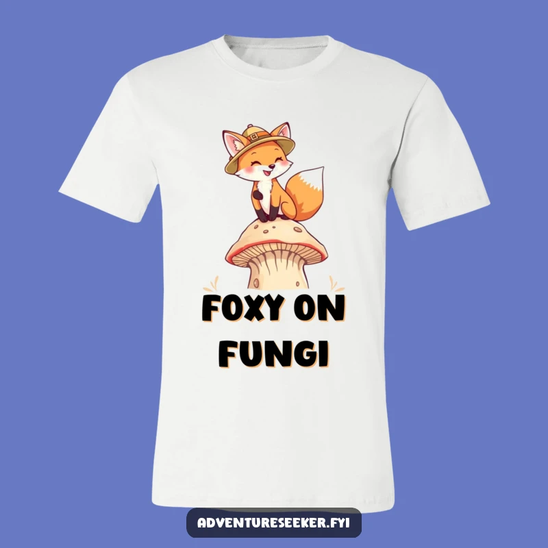 Funny Fox Pith Helmet T-Shirt, Fantasy Adventure Tee, Great Funny Gift