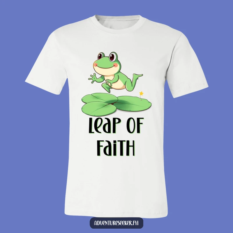 Funny Frog Leap T-Shirt: Smiling Amphibian Fun, Comfy Tee for Nature Lovers