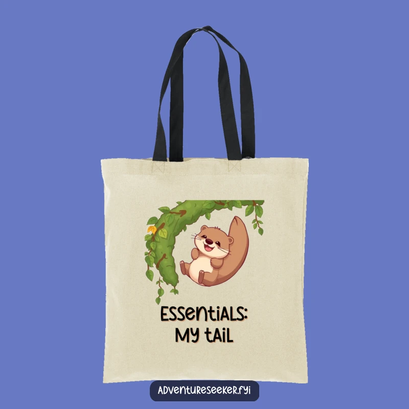Funny Otter Vine Slide Tote Bag: Carry Your Laughs in Style!